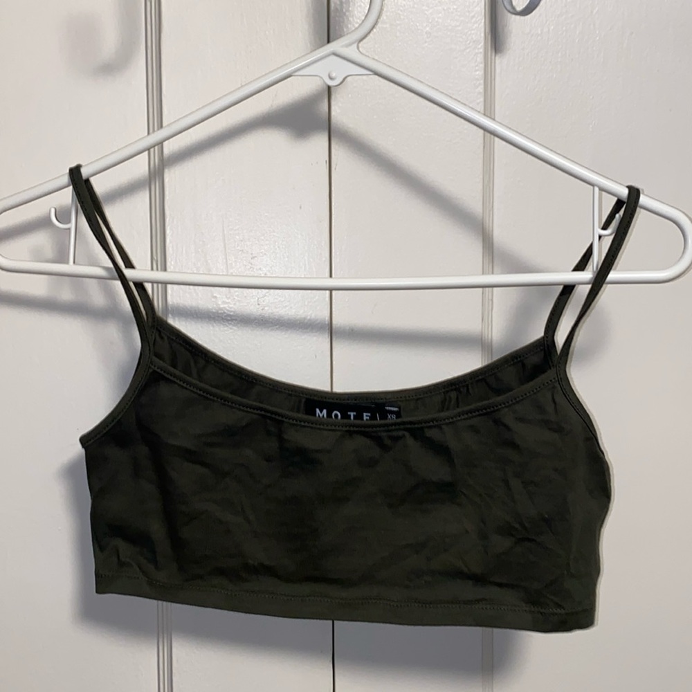 Motel XS Dark Green Bralette